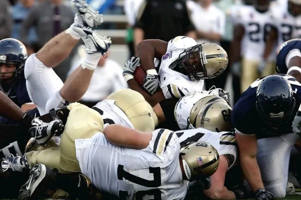 American football tackle